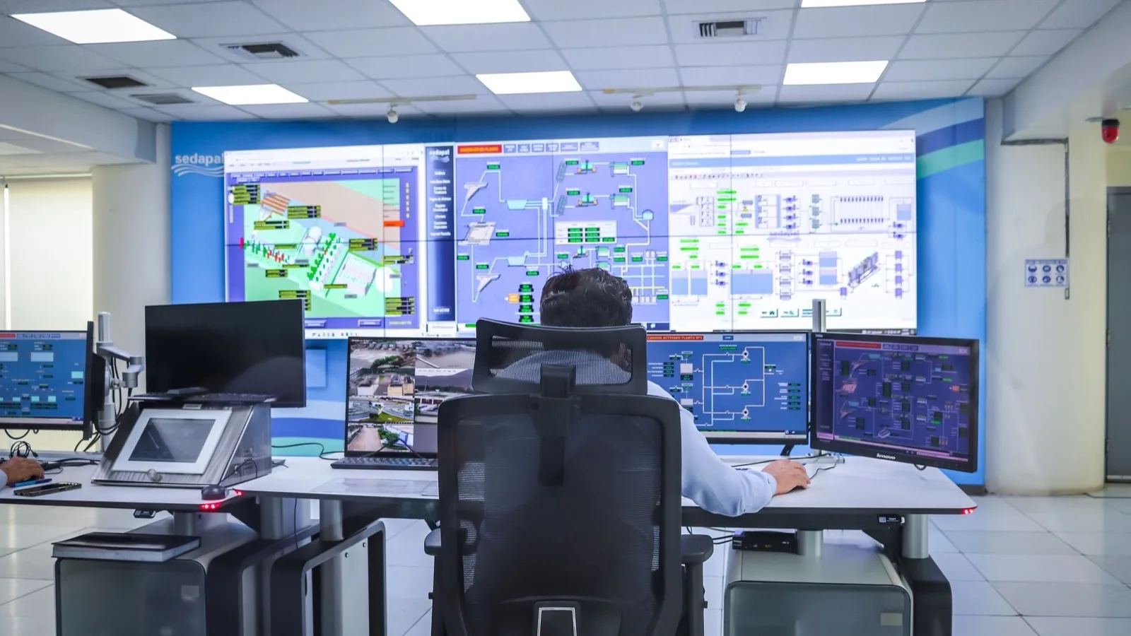 Centrum monitoringu, sceneria dla ekranów OISEN