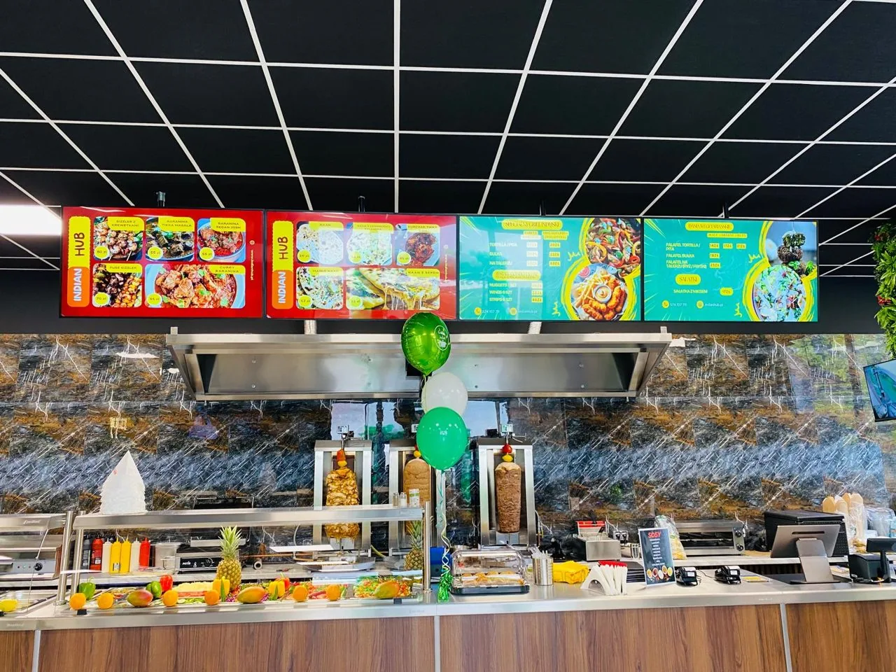Restauracja Malbork - menu board — realizacja OISEN