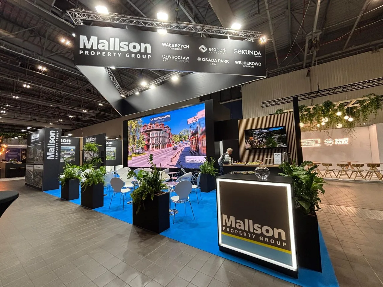 Mallson - stoisko targowe — realizacja OISEN