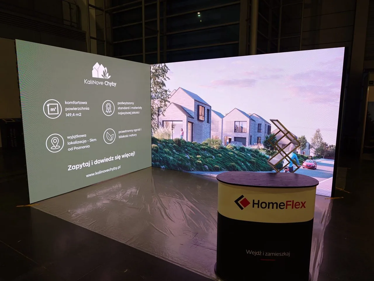 Home Flex - stoisko targowe — realizacja OISEN